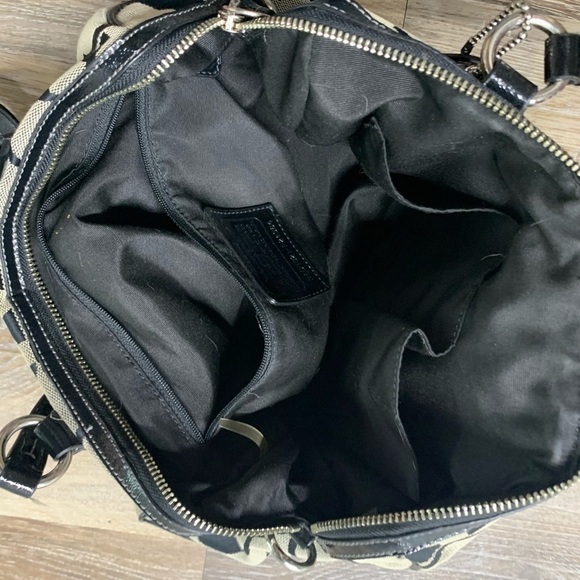 Authentic Coach Signature Stripe Satchel – Style F24364 - Picture 3 of 5